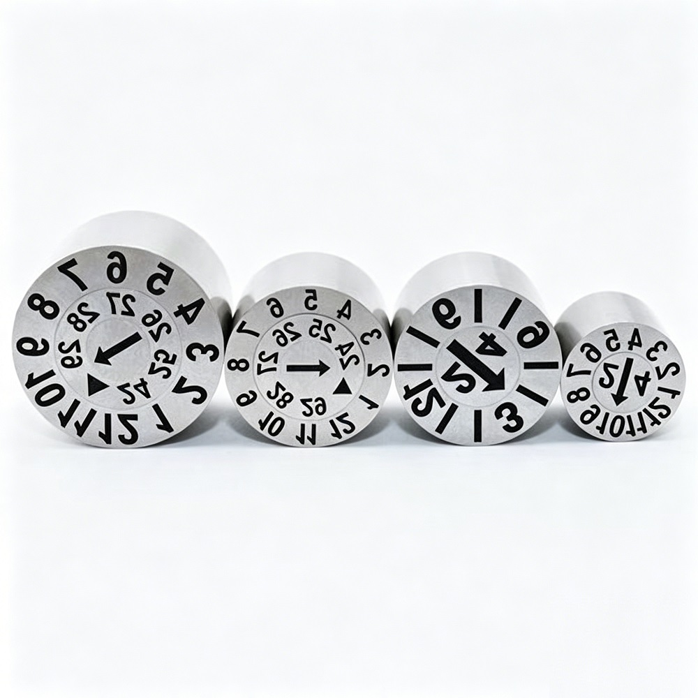 Plastic Injection Moulding Date Stamp Date Marked Insert